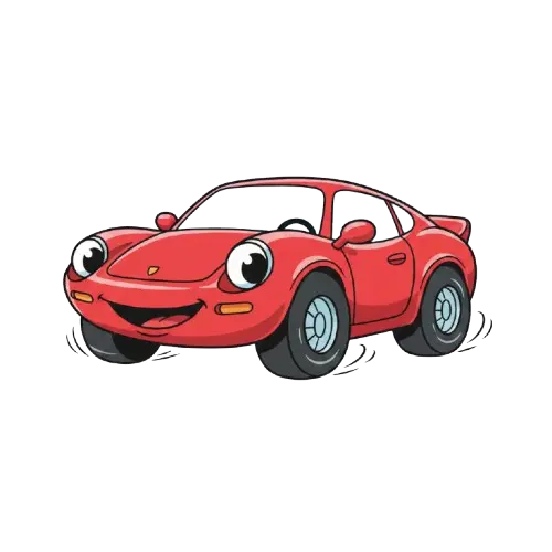 Model mobil sport WeDo dengan motor penggerak